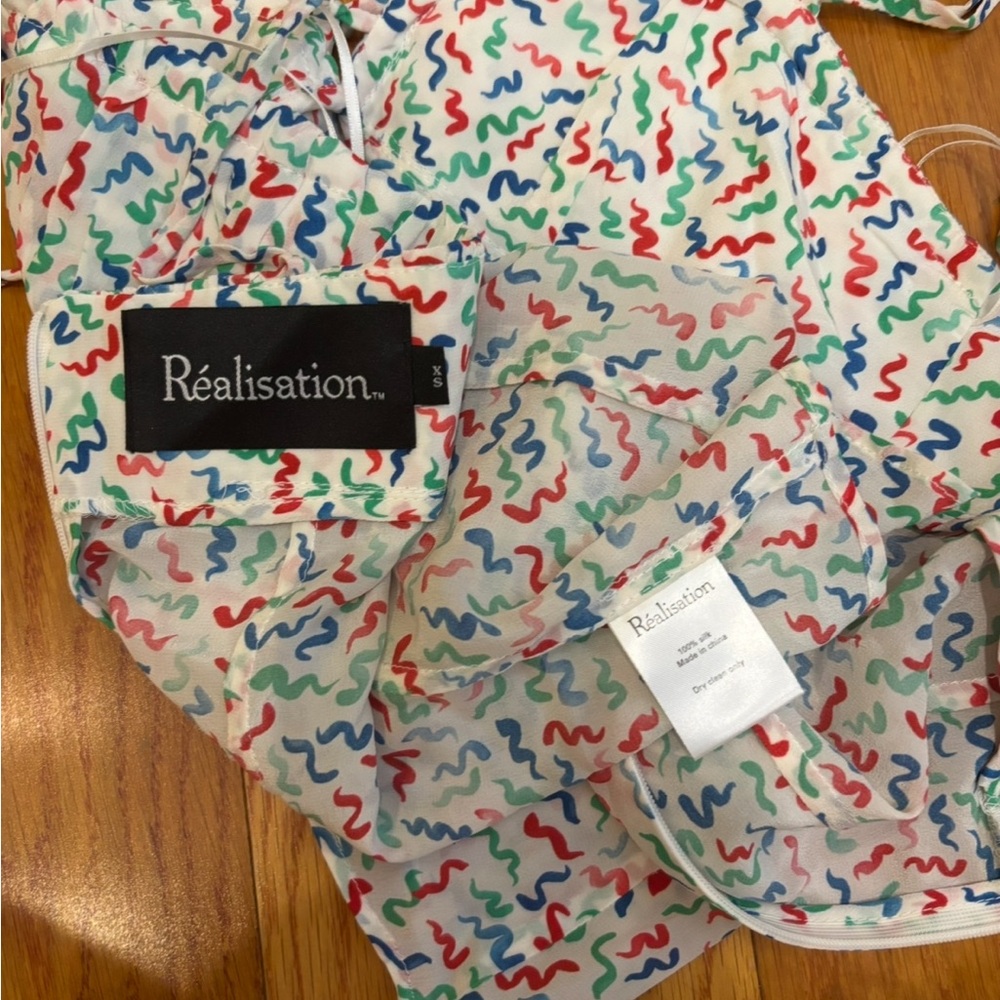 Realisation Par THE ANA Camisole in White Squiggle, size XS - Picture 11 of 15